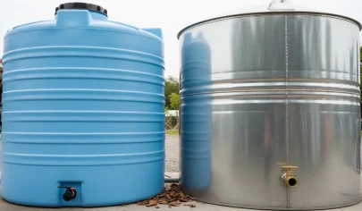 5 مزیت منبع آب پلی اتیلن نسبت به مخزن فلزی