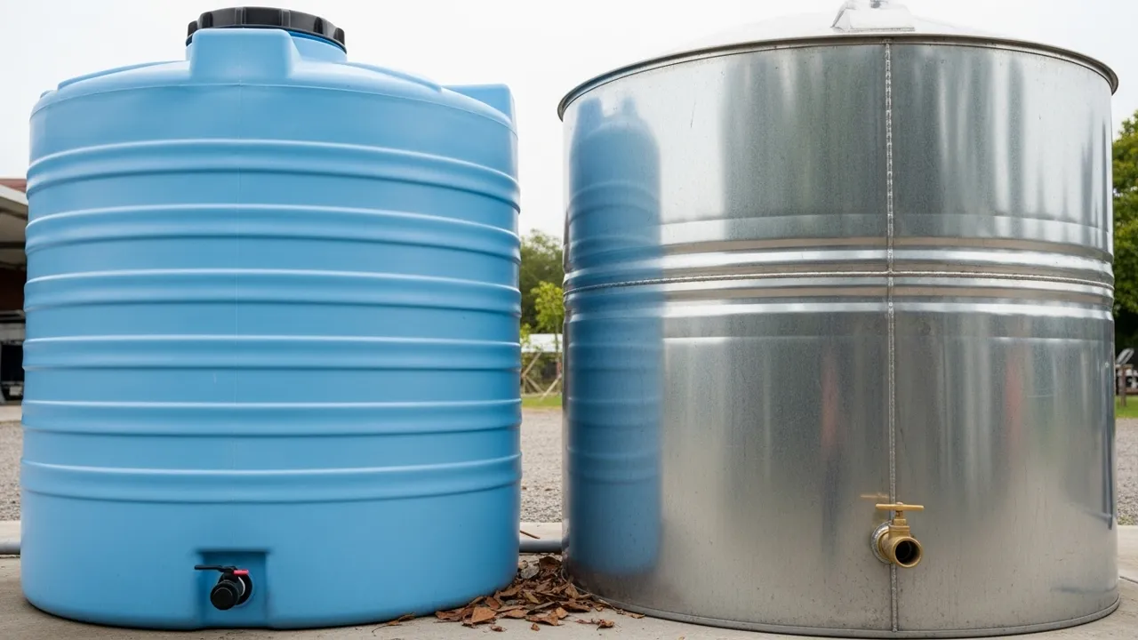 5 مزیت منبع آب پلی اتیلن نسبت به مخزن فلزی