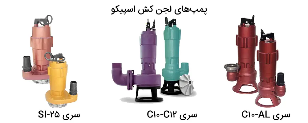 پمپ های لجن کش اسپیکو