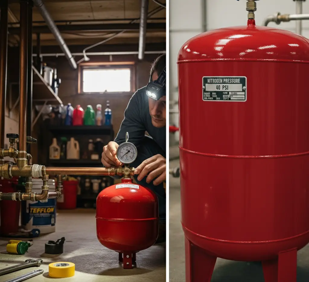 اندازهگیری فشار هوای منبع