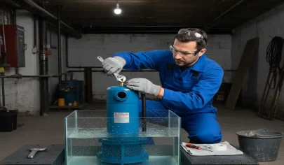 هواگیری پمپ کف کش