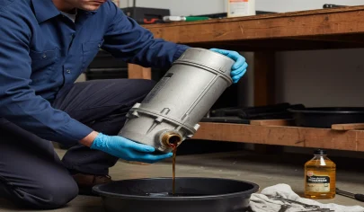 تعویض روغن پمپ کف کش