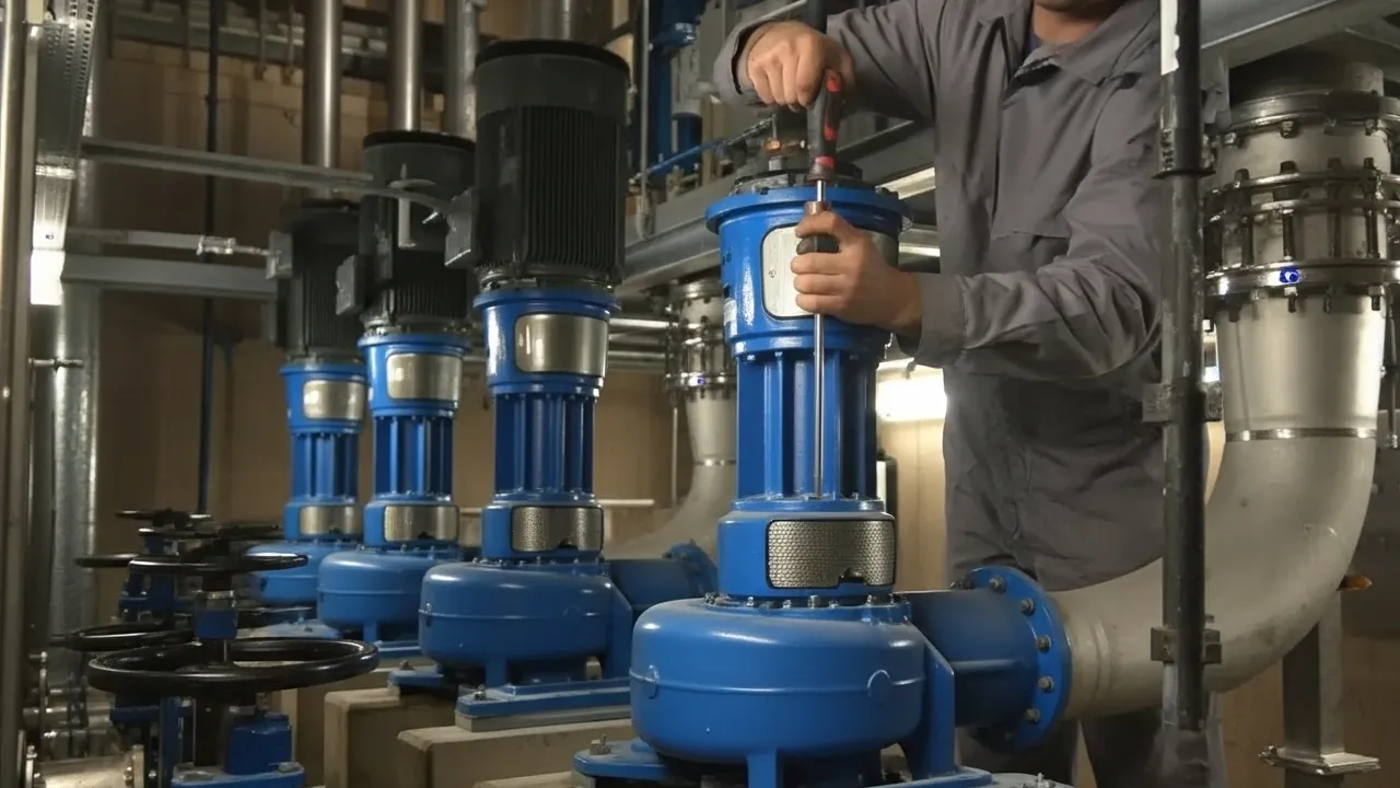 طریقه نصب پمپ لجن کش - آموزش گام به گام