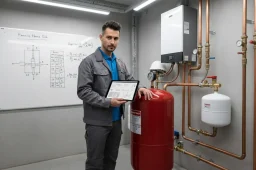 محاسبه حجم منبع انبساط بسته