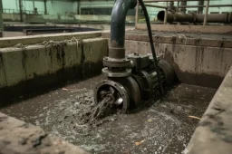 پمپ لجن کش خردکن دار