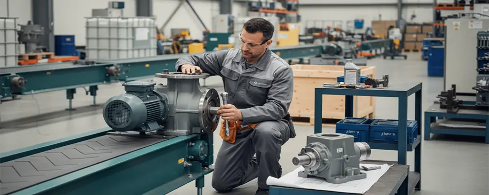 نصب گیربکس 90 درجه