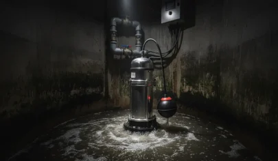 پمپ کف کش فلوتر دار