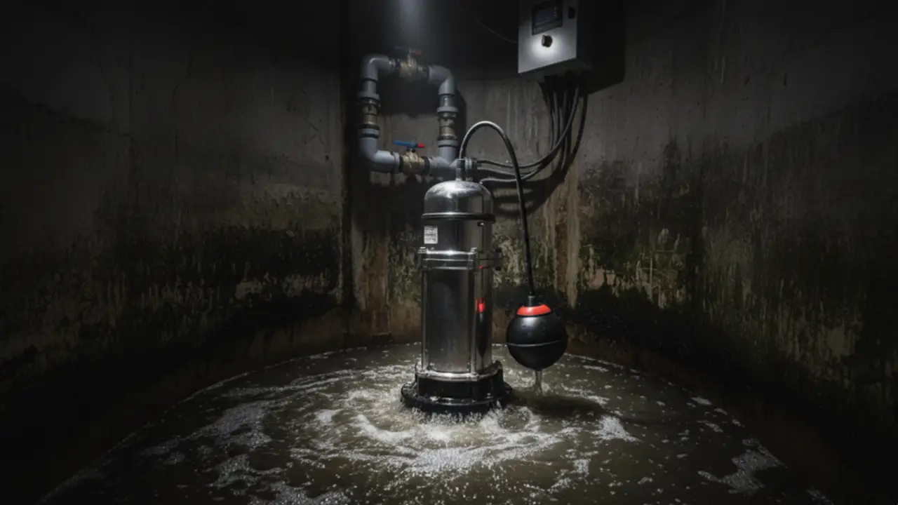 پمپ کف کش فلوتر دار