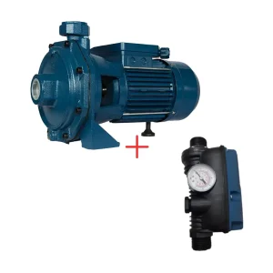 ست کامل پمپ آب دیزل ساز 1 اسب + ست کنترل پنتاکس H2 (آبی) Hidromatic ایتالیا