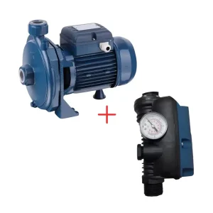 ست کامل پمپ آب اونیکس 1 اسب + ست کنترل پنتاکس H2 (آبی) Hidromatic ایتالیا