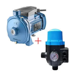 ست کامل پمپ آب موتوژن 1 اسب + ست کنترل استریم مدل PC-13A (با پیچ تنظیم)