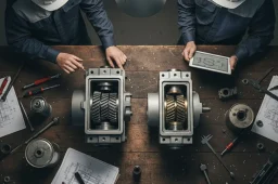 تفاوت گیربکس هلیکال و حلزونی