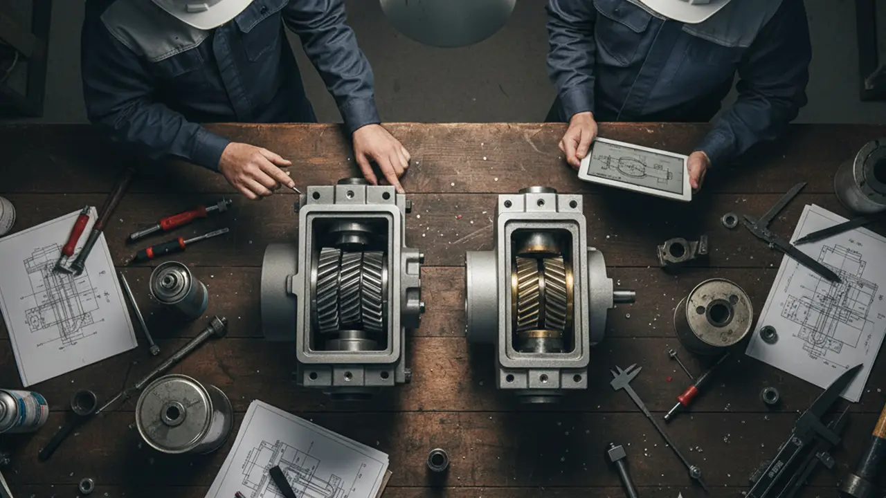 تفاوت گیربکس هلیکال و حلزونی