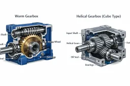 تفاوت گیربکس حلزونی و کتابی