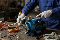 رفع گریپاژ پمپ آب خانگی