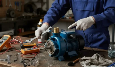 رفع گریپاژ پمپ آب خانگی