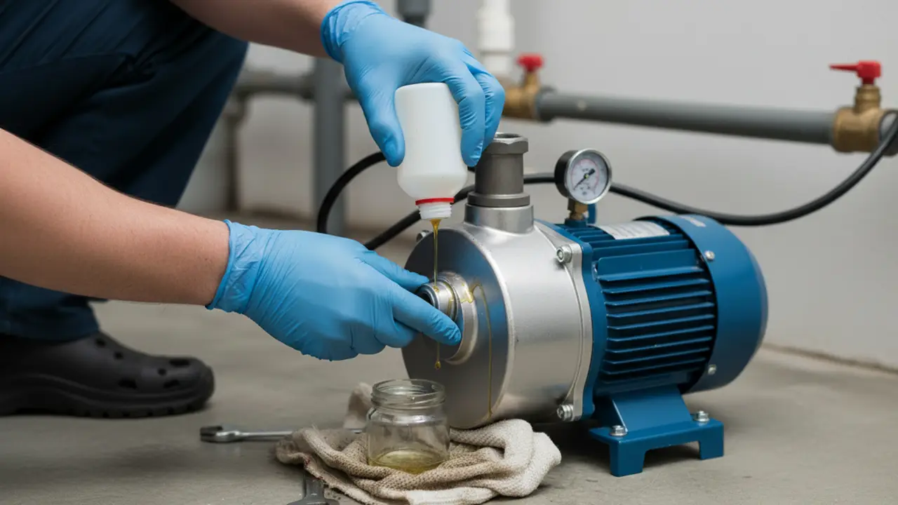 روغنکاری پمپ آب خانگی