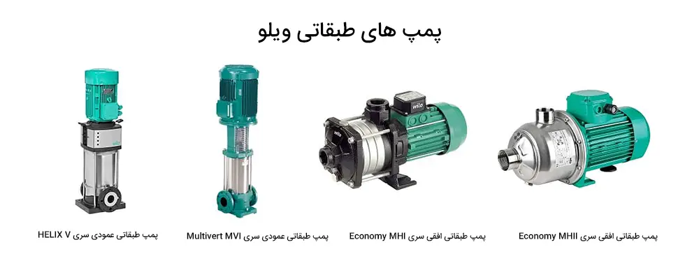 پمپ های طبقاتی ویلو اصلی