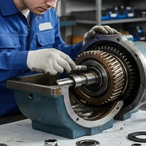 آموزش تعمیر گیربکس حلزونی