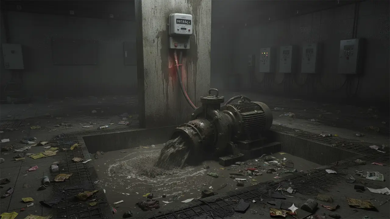 مصرف برق پمپ لجن کش