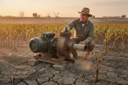 چرا پمپ آب کشاورزی روشن می‌شود اما آب نمی‌دهد؟ 7 دلیل اصلی